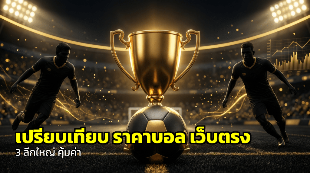 เปรียบเทียบ ราคาบอล เว็บตรง